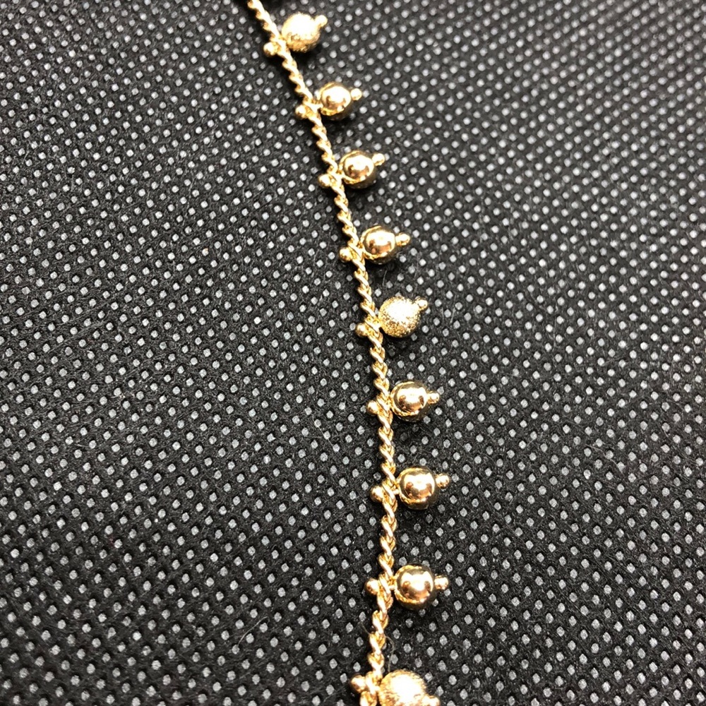 Ann Taylor Loft Gold Beaded chain